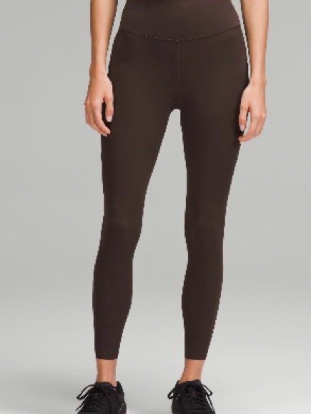 Lululemon Fast and Free High-Rise Leggings 25” Size 4 ESPRESSO